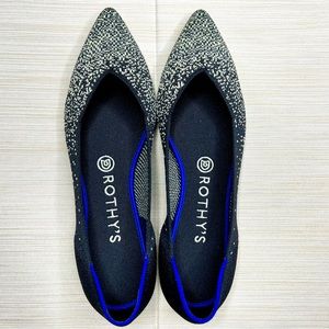 ROTHY’S Slate Metallic Point Size 9 NEW